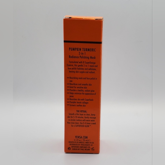Yensa Pumpkin Turmeric 2-1 Radiance Polishing Mask - Picture 4 of 5